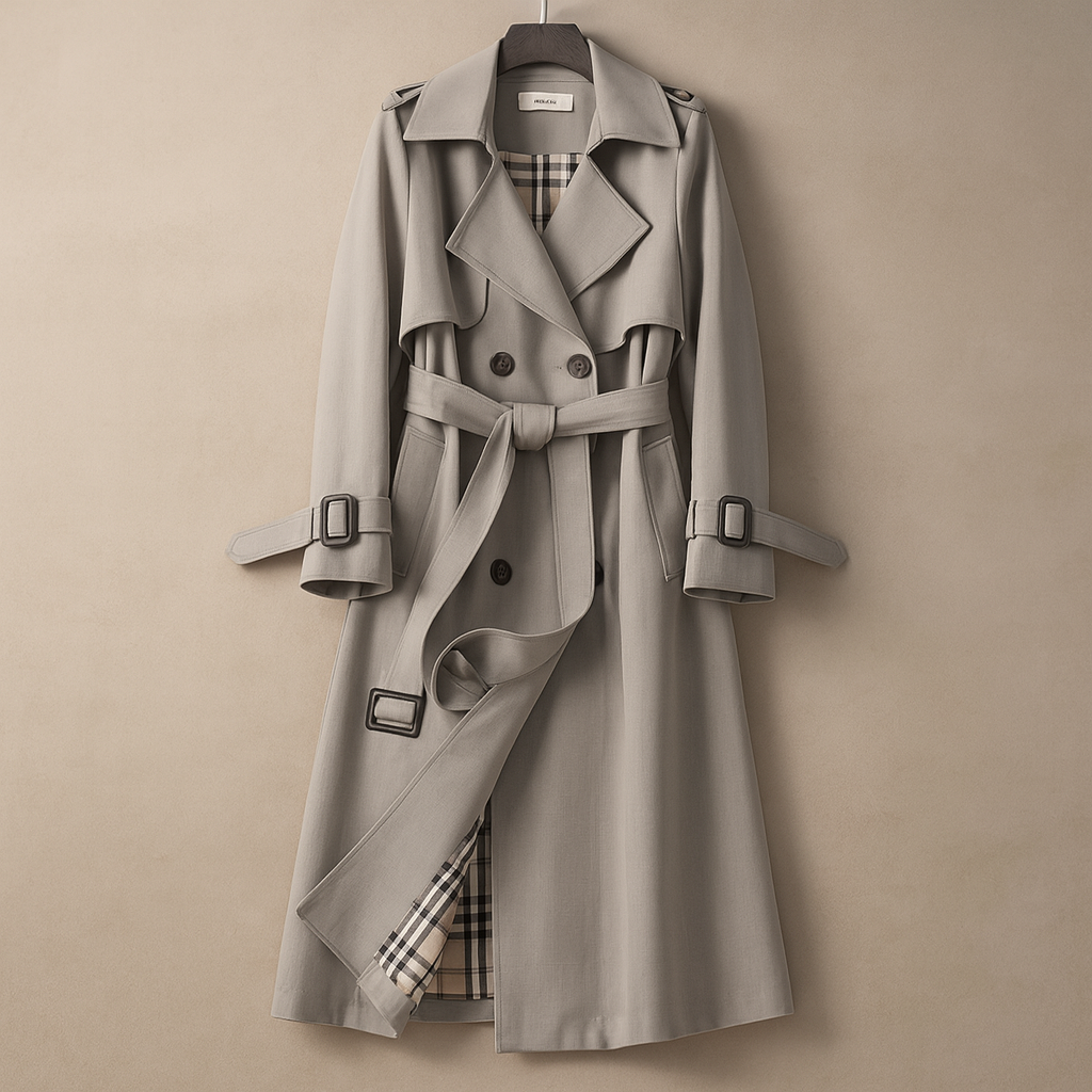 Gabardina Clásica Sienna con Cinturón