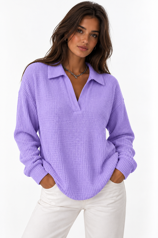 Jersey Casual con Cuello Polo