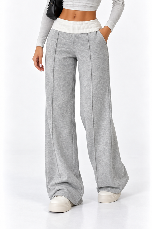 Pantalón de Punto Acampanado