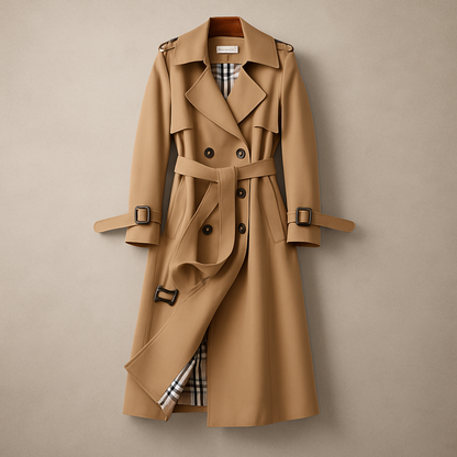 Gabardina Clásica Sienna con Cinturón