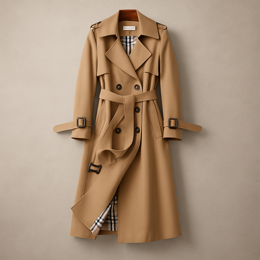 Gabardina Clásica Sienna con Cinturón