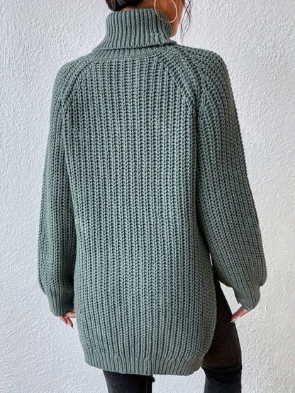 Felina - Maglione a Collo Alto in Maglia a Maniche Lunghe