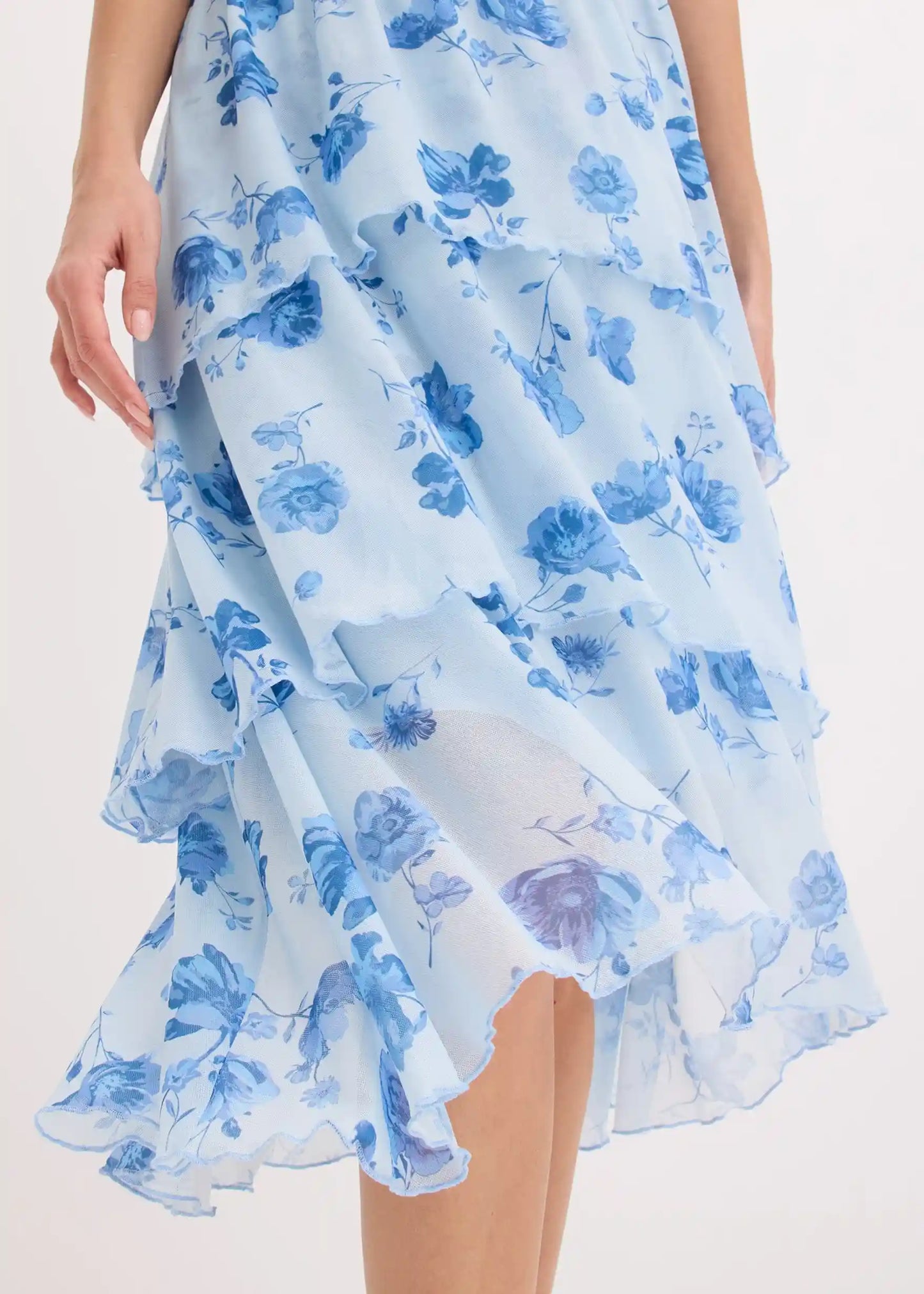 Vestido Midi de Volantes
